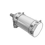 CKGA80_100-XC88_89_91 - Spatter Resistant Cylinder for Arc Welding/Rod Mounting Style