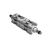 CP96S_XC10 - Dual Stroke Cylinder/Double Rod Type