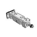 MBB/MDBB_-XC10 - Dual Stroke Cylinder/Double Rod Type/End Lock Type