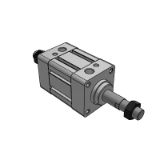 MB1W-Z/MDB1W-Z - Square Tube Type Air Cylinder: Standard Type Double Acting, Double Rod