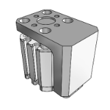 MXZ - Compact Cylinder　Ｗith Linear Guide