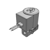 25A_JSX_A - Direct Operated 2-Port Solenoid Valve/Aluminum/Series Compatible With Secondary Batteries