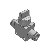 VHK-A1 - フィンガバルブ 標準タイプ/1(P)/2(A): ワンタッチ管継手