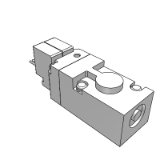VEX3222_SU - 底板配管型:先导电磁型3通3位电磁阀/单体