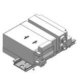 SS5J2-60S BASE - Plug-in Connector Type:EX180 Integrated Type (for Output) Serial Transmission System