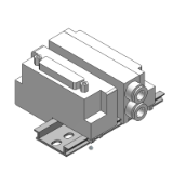 SS5J2-60F BASE - 插入式插件连接:D型辅助插座/扁平电缆插座