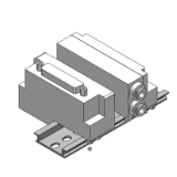 SS5J2-60L BASE - 插入式插件连接:D型辅助插座/扁平电缆