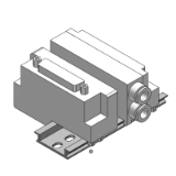 SS5J3-60F BASE - 插入式插件连接:D型辅助插座/扁平电缆插座