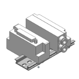 SS5J3-60L BASE - 插入式插件连接:D型辅助插座/扁平电缆