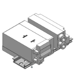 SS5J3-60S BASE - Plug-in Connector Type:EX180 Integrated Type (for Output) Serial Transmission System