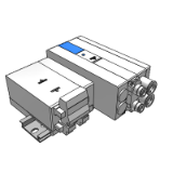 SS5J4-60S - Plug-in Connector Type Manifold:  EX180 Integrated Type (for Output) Serial Transmission System