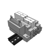 SS5V1-P_16 - Cassette Base: Flat Ribbon Cable Connector