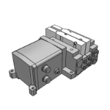 SS5V2-EX250 - Tie-rod Base: EX250 Integrated-type (For I/O) Serial Transmission System