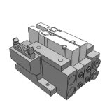 SS5V3-P - 타이로드 베이스: 플랫 케이블 커넥터 대응