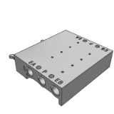 SS5Y3-20P_BASE - 直接配管型/底板整块式集装板: 扁平电缆型