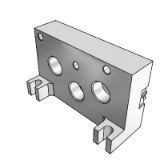 VV5FR5-10-D-PLATE - 非插入式: 直接出线式插座式/DIN形插座式 (D侧端板组件)