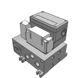 VV5FS3_X279 - Serial Transmission Kit Manifold: EX123/124 Integrated Type (For Output)Serial Transmission System