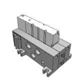 VV5Q41-F_1 - 베이스 배관형 Plug-in 유니트: D서브 커넥터 키트