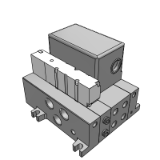 VV5Q41-S_1 - Base Mounted Plug-in Unit: EX123/124 Integrated Type (for Output) Serial Transmission System
