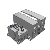 【Discontinued Product】:VQC4000-S - Base Mounted Plug-in Manifold: For EX600 Integrated-type (I/O) Serial Transmission System :This product has been discontinued.