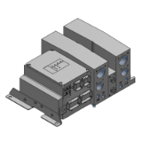 VV5QC41-S_BASE - Base Mounted Plug-in Unit Manifold Base: EX245 Integrated-type (For I/O)