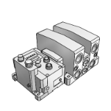 VV801_EX600 BASE - S Kit/Serial Transmission: EX600 Integrated Type (I/O)