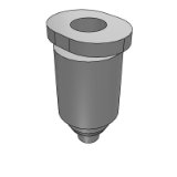 KQ2S - 육각구멍부착 하프 유니온 (가스켓 Seal)