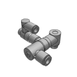 ASP-UB_G-G - 带残压排气功能的先导单向阀/横向型/通用型/G螺纹/不锈钢型