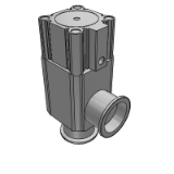 XLF-2 - 알루미늄제고진공 L형 밸브/단동(상시닫힘)/O-ring Seal