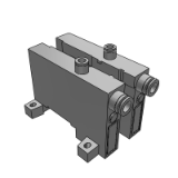 ZZK2_A-P-BASE - Vacuum Pump System Vacuum Unit/Manifold End Plate Assembly