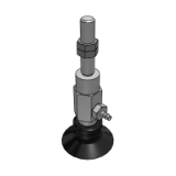 ZPY Suction Cup/Lateral Vacuum Entry with Barb Fitting Without Buffer