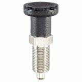 05000211000 - Index plunger with hexagonal collar and knob