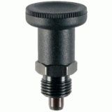 05000224000 - Index plunger short with hexagonal collar, without locking