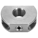 05000256000 - Retaining piece, for locking bolt and locking pin, fixing hole vertical to the locking bolt, stainless steel