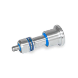 05000641000 - Stainless steel indexing plunger without latching lock, Hygienic Design head and plunger side (full hygiene)