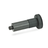 05001135000 - Steel latch bolt without thread, with plastic knob