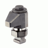 17000243001 - Mounting tensioner slewable, low design, dimension 44, with clamping screw