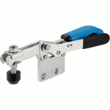 17000268000 - Horizontal clamp with vertical foot and safety lock, steel