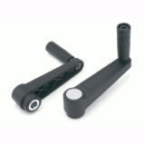 18000308000 - Crank handle with fitted bush and fixed cylinder handle