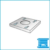 H5 - Clamping plate flush