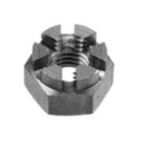 N0000C26 - Iron Hexagon Slotted and Castle Nut (Type-2) (High form) (Fine Thread)