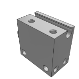 CUJ - Small free mounting cylinder