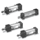 Pneumatic Cylinder with Safety Lock