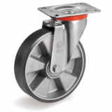 65ESD - ESD TR POLYURETHANE WHEELS, ELECTRICAL RESISTANCE <10^9 Ω WITH ALUMINIUM CENTRE