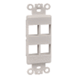 Rectangular/Duplex Adapters for Use with Standard Floor Box Device Plates