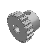 FZR 树脂直齿轮-圆孔型/顶丝螺纹孔型