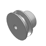 VBQ51_81 圆皮带用滑轮-U形槽螺丝固定型