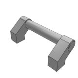 VFU41 管型拉手-圆管斜拉型-内部固定型