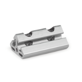 GN 32i Aluminum Angle Connectors, for Aluminum Profiles (i-Modular System), Single and Double Installation
