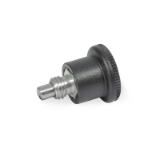 GN 822.7 - Mini Indexing Plungers, Type C Lock-out, with Hidden Lock Mechanism Stainless Steel Inch